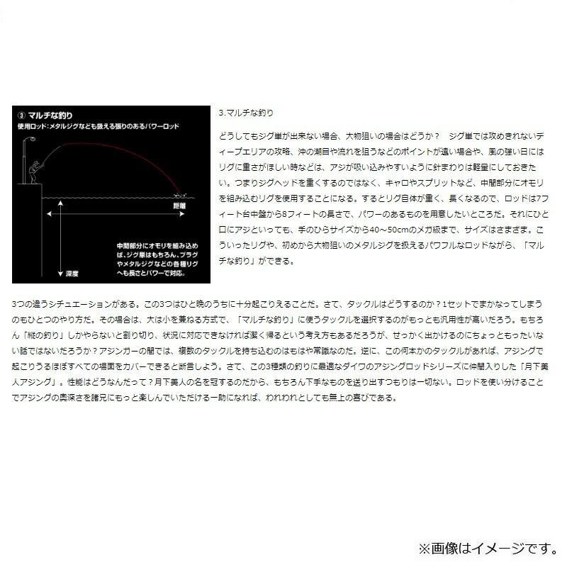 DAIWA（ダイワ） 月下美人 AJING 78ML-S・R : つり具のBunBun Yahoo!店