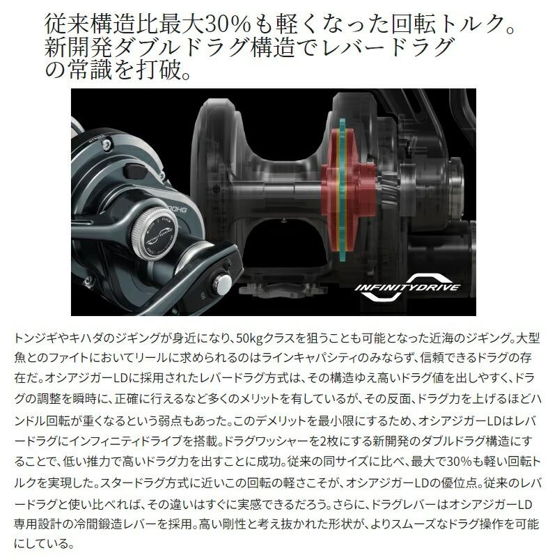 シマノ - 24 オシアジガーLD 2500MG | 釣具 御釣り 沖釣り