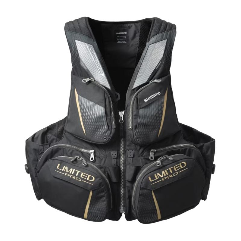 新品未使用　シマノ　フローティングベストLP ブラック　VF-110X 黒　XL シマノ（SHIMANO） VF-110X フローティングベスト リミテッドプロ XL