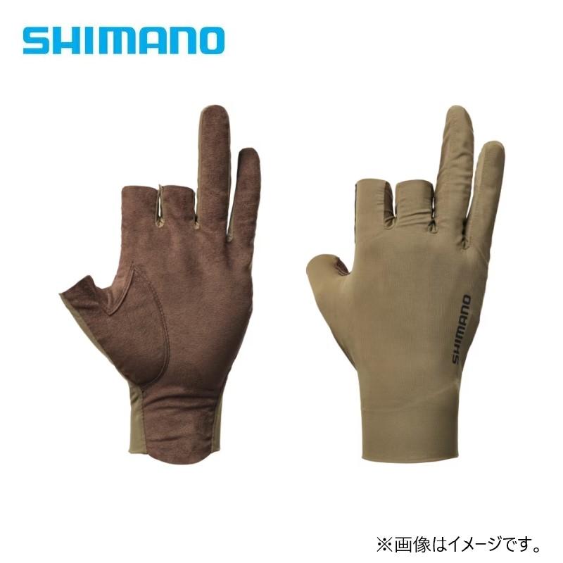シマノ（SHIMANO） GL-006Y 05センシティブグローブ 3本 XL カーキ