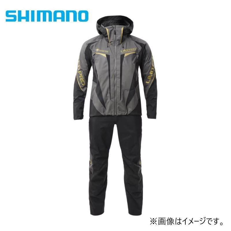 シマノ　RA-160Y リミテッドプロ 3シーズン レインスーツ M リミテッドブラック
