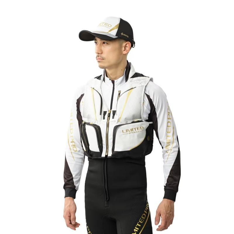 シマノ（SHIMANO） VE-560Y リミテッドプロ2WAYベスト 4XL ブラック