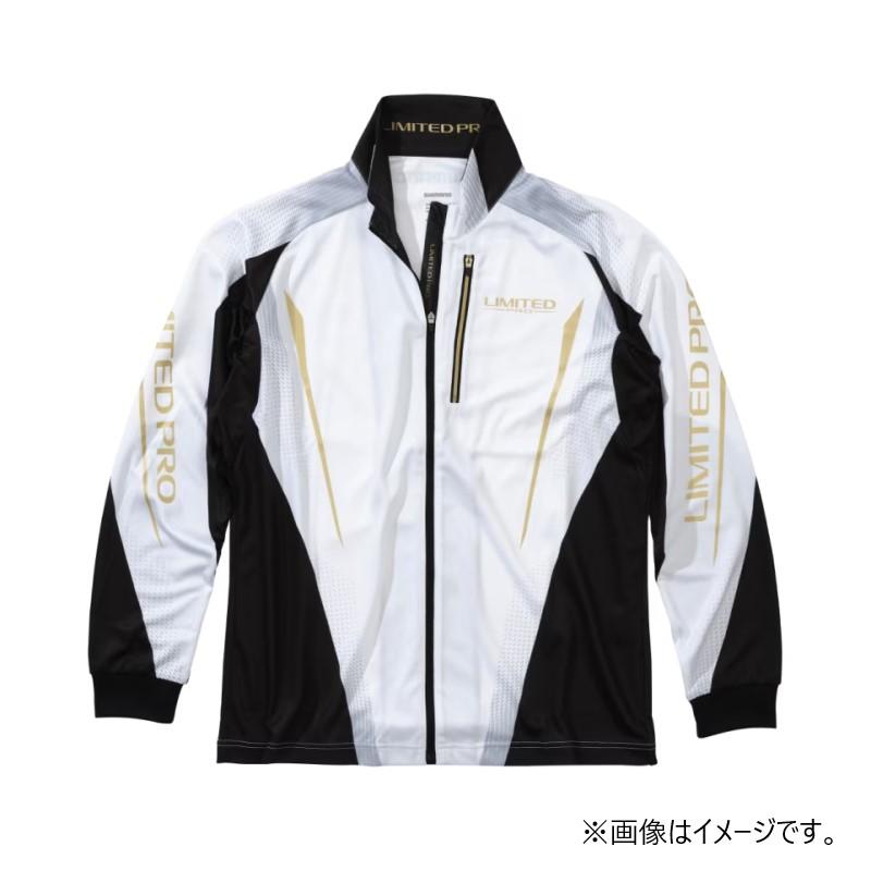 シマノ SH-107Y リミテッドプロ フルジップ シャツ S リミテッドホワイト シマノ（SHIMANO） SH-107Y リミテッドプロ フルジップシャツ S