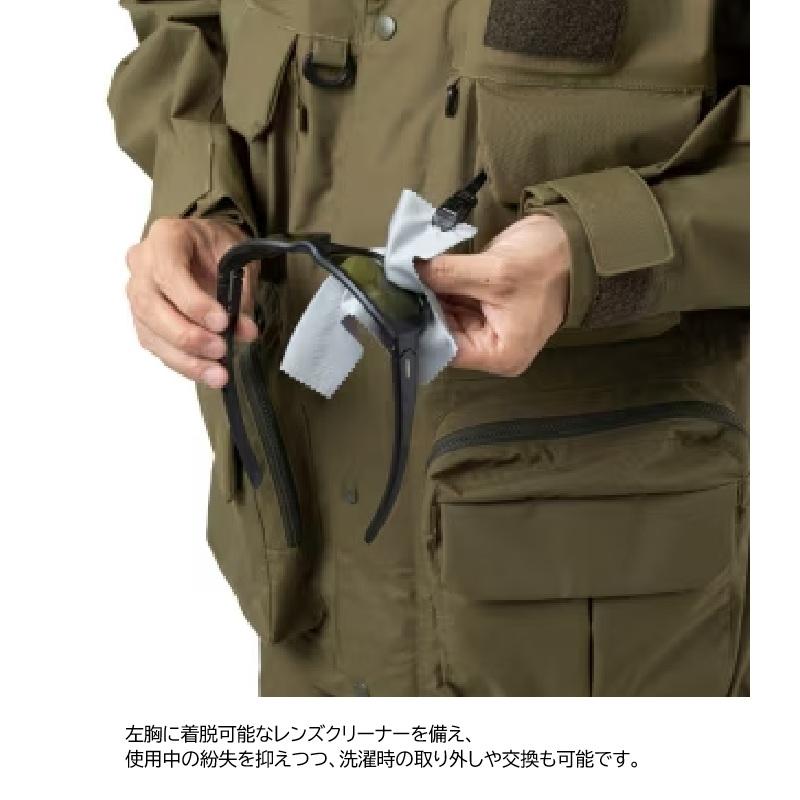 シマノ　RA-023Z ESレインジャケット 03 ブラック 2XL / レインウェア ジャケット 上着 メンズ 透湿防水_4