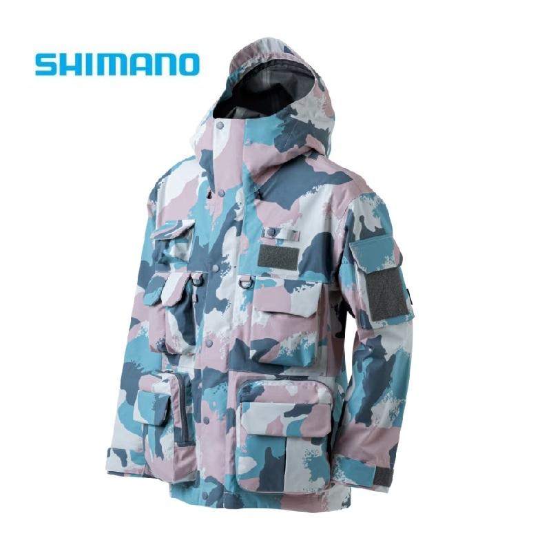 シマノ（SHIMANO） RA-023Z ESレインジャケット 03 ペールHUNカモ 2XL