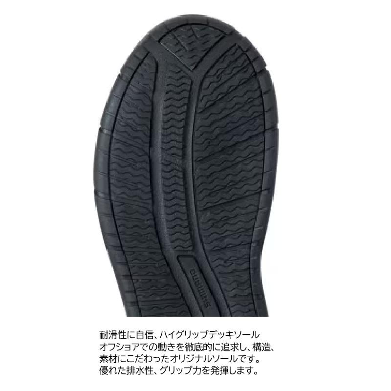 シマノ　FS-380Z ボートゲームサンダル ブラック 24.5_2