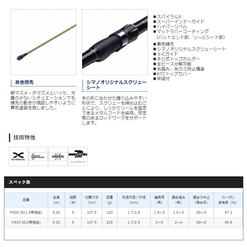 シマノ（SHIMANO） 21 アオリスタ M500SI : つり具のBunBun Yahoo!店