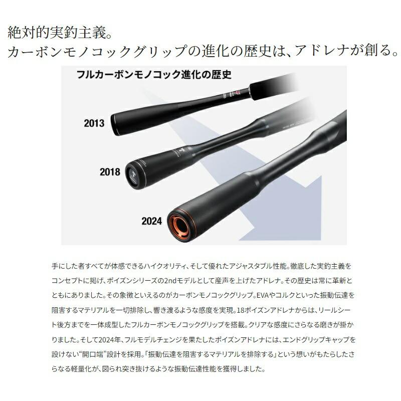 シマノ（SHIMANO） 24ポイズンアドレナ 166M-2 : つり具のBunBun Yahoo