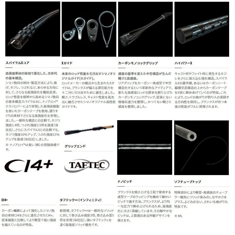 シマノ（SHIMANO） セフィア エクスチューン MB S86M : つり具のBunBun