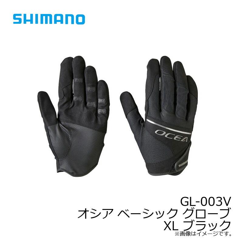 シマノ（SHIMANO） GL-003V オシア ベーシック グローブ XL ブラック