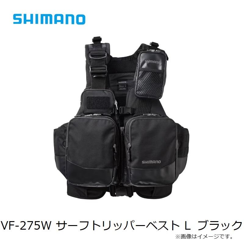 シマノ　サーフトリッパーベスト シマノ（SHIMANO） VF-275W サーフトリッパーベスト L ブラック