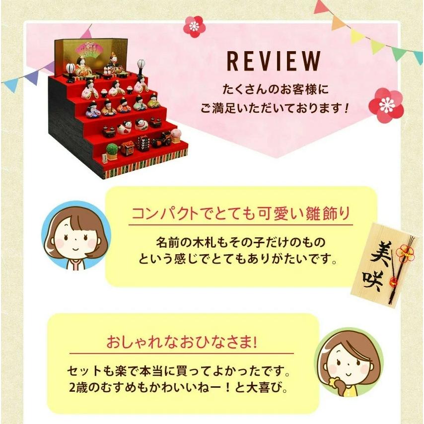 大阪長生堂 雛人形 ひな人形 コンパクト おしゃれ おひなさま 華みやび