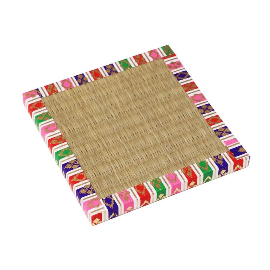 大阪長生堂 い草畳 1枚 8cm四方 雛人形 小道具 道具 自由に飾って