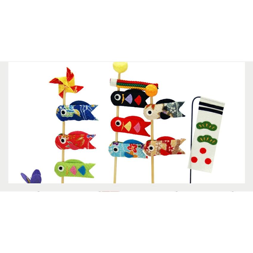 大阪長生堂 鯉のぼり こいのぼり 室内 コンパクト おしゃれ 三本立ち