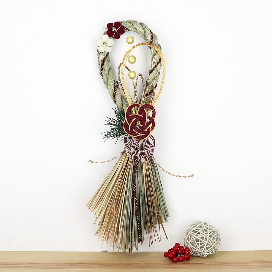 大阪長生堂 正月飾り しめ縄 漆香 箱入り お正月飾り しめ縄飾り