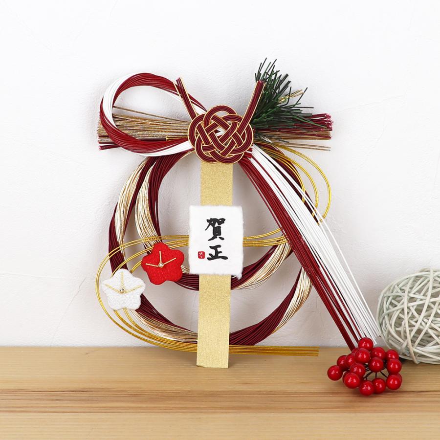しめ縄、お正月飾りno.658 ヘッズ 迎春しめ縄飾り-5 GS-SM5 1セット