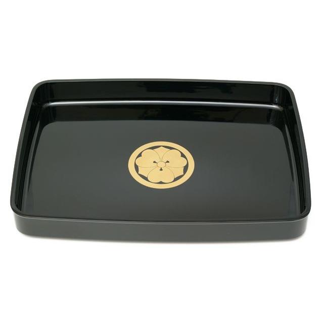 大阪長生堂 越前塗 尺5 広蓋 消紋入り 婚礼儀式調度品 結納をより丁寧