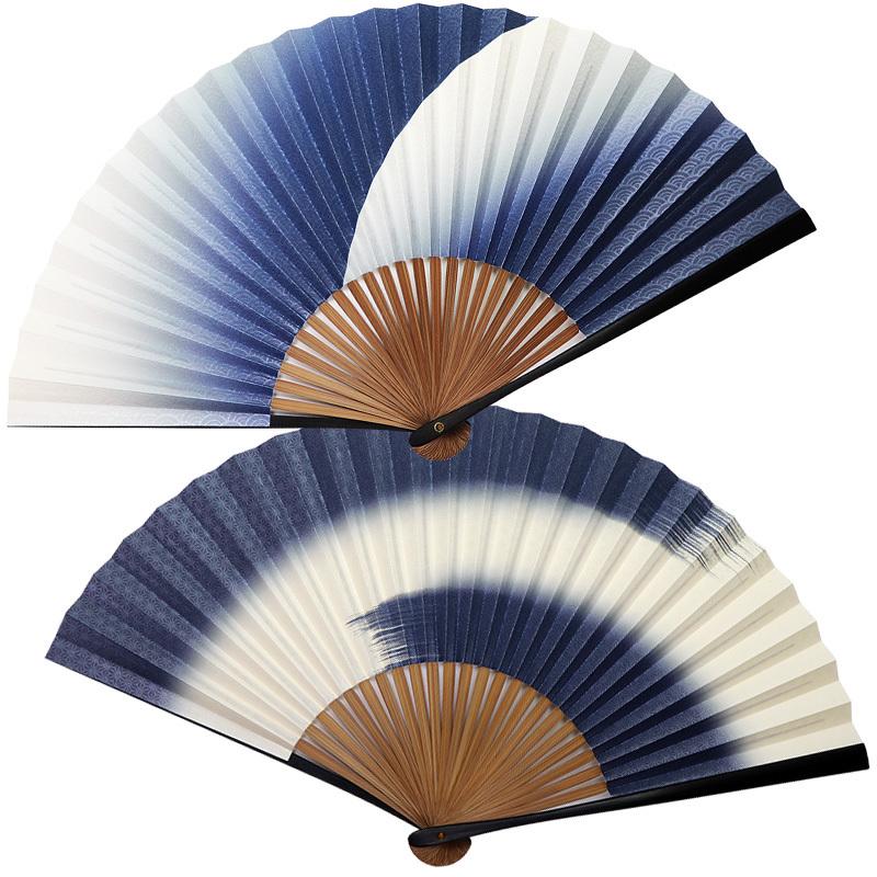 扇子 おしゃれ ボカシ 男性用 メンズ 扇子 おしゃれ袋 セット 紙箱入り 父の日 浴衣 ゆかた 敬老の日 扇子 Iyamy247s 結納屋 長生堂 ヤフーショッピング店 通販 Yahoo ショッピング