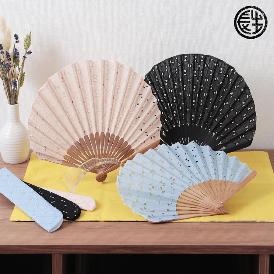 扇子 レディース 女性用 扇子袋付 エマーブル 名入れ 無料特典 メール便限定 送料無料 上品 花柄 和柄 浴衣 着物 名前入り 敬老の日 .扇子. の商品画像