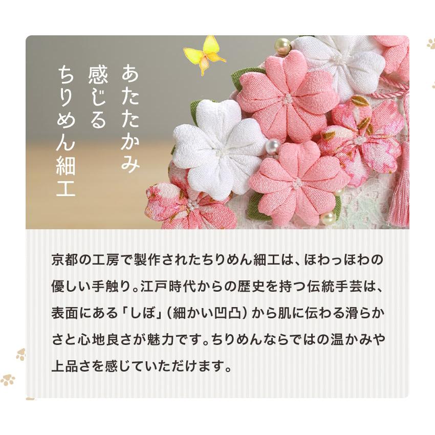 ペット 仏壇 手書き名入れ木札 無料特典付き 選べる2色 ちりめん製 おしゃれ 仏具セット おりん 骨壺収納 祭壇 ペット仏具 ペット供養｜y-chouseidou｜04