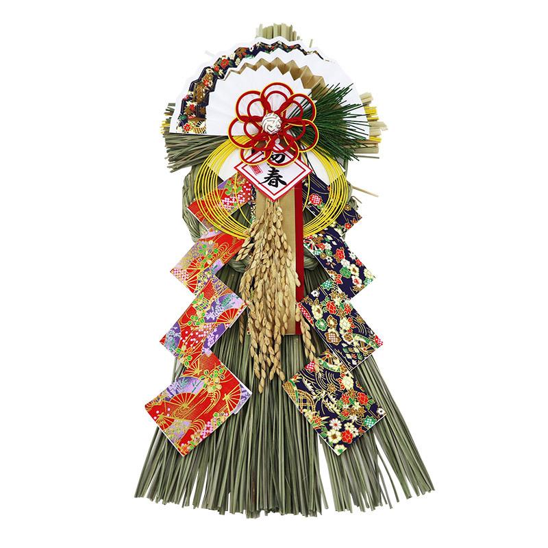 しめ縄 おしゃれ 注連縄 しめ飾り 正月飾り 玄関 モダン 水引 リース 舞妓 送料無料 迎春 お正月飾り 干支 十二支 門松 しめ縄 Sm702 結納屋 長生堂 ヤフーショッピング店 通販 Yahoo ショッピング