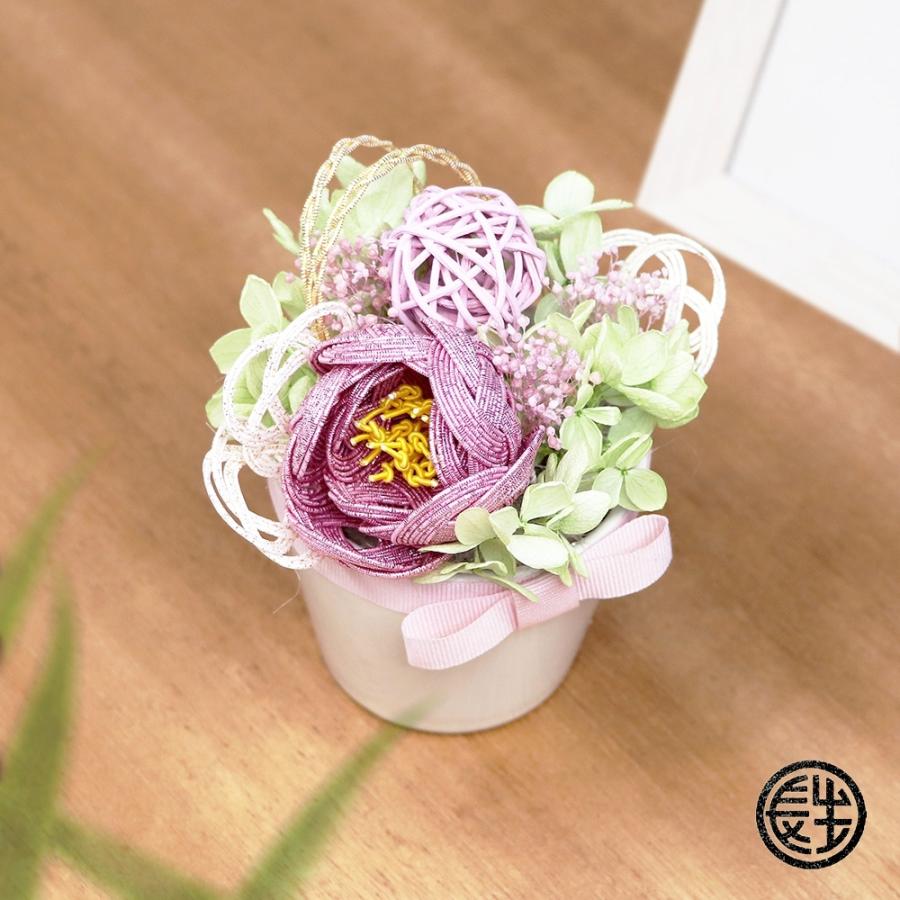 大阪長生堂 水引でできた フラワーアレンジメント 結菓 送料無料 敬老