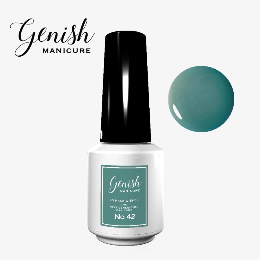 ネイル 速乾 ジーニッシュ マニキュア メランコリー 42 ブルーグリーン Gn 42 ネイル コスメ通販 Collabo 通販 Yahoo ショッピング
