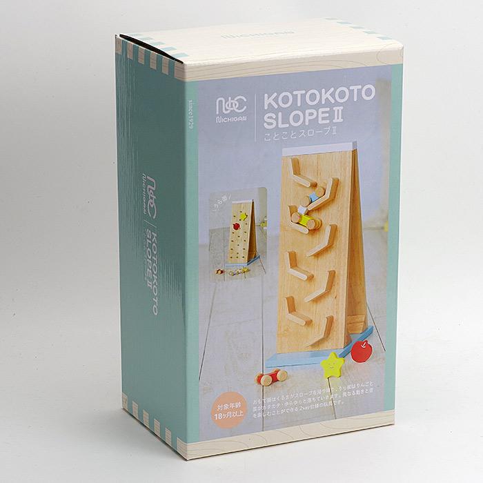 NICHIGAN（ニチガン） 木のおもちゃ スロープ 車 くるま 落とし