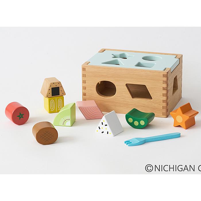 NICHIGAN（ニチガン） 型はめパズル 木製 ままごと パズル 木の