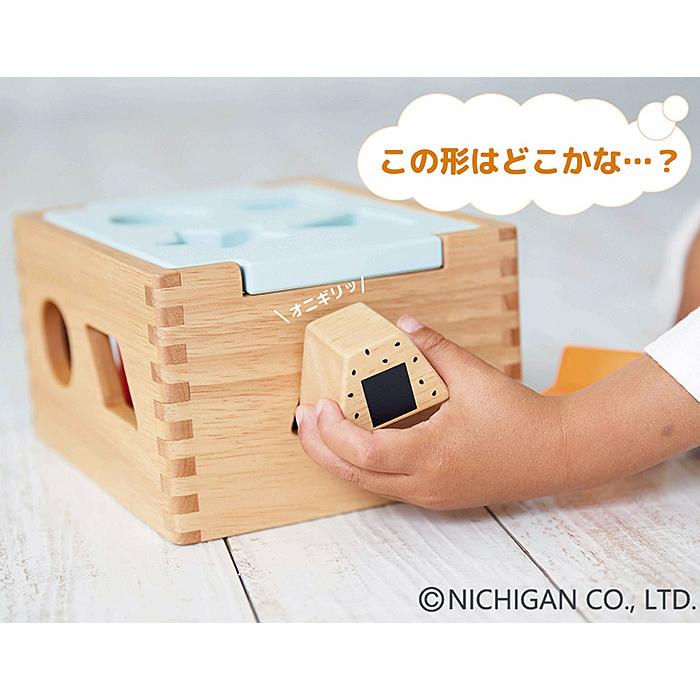 NICHIGAN（ニチガン） 型はめパズル 木製 ままごと パズル 木の