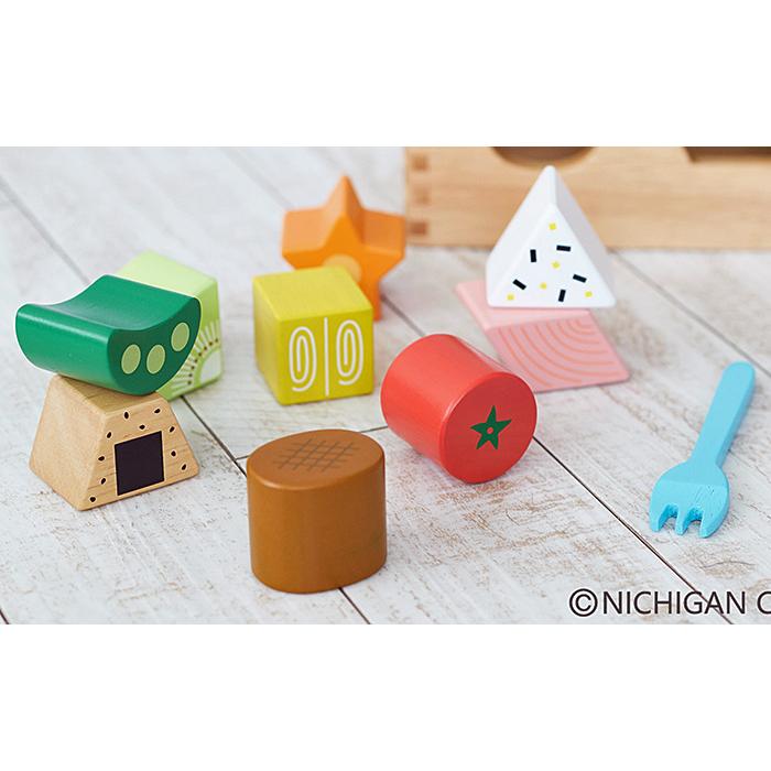 NICHIGAN（ニチガン） 型はめパズル 木製 ままごと パズル 木の
