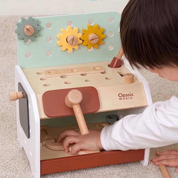 知育玩具 3歳 大工さん 大工おもちゃ 木のおもちゃ 大工道具 工具 ネジ