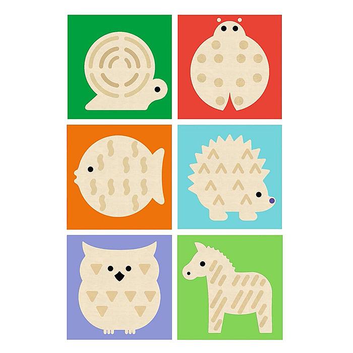 DJECO（ジェコ） 絵合わせパズル 知育玩具 2歳 木のおもちゃ 積木