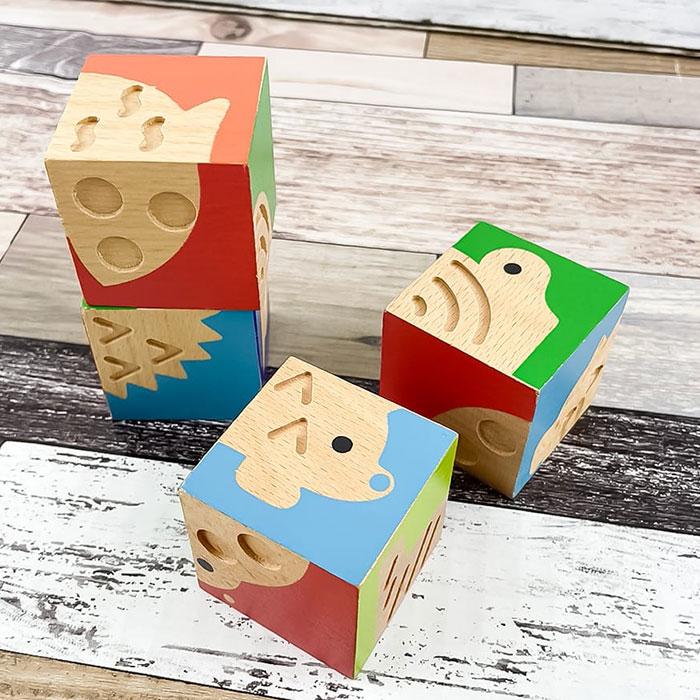 DJECO（ジェコ） 絵合わせパズル 知育玩具 2歳 木のおもちゃ 積木