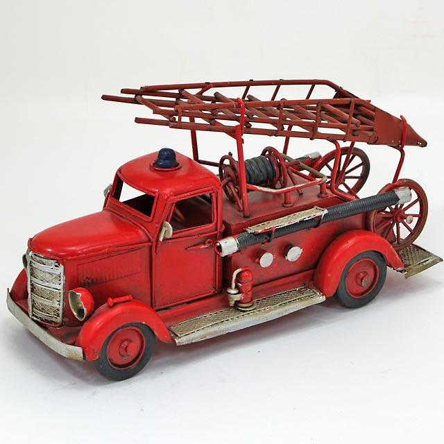 ブリキおもちゃ ヴィンテージカー Fire Dept L23cm アンティーク レトロ 消防車 アメリカン雑貨 木のおもちゃクラフト グレイン 通販 Yahoo ショッピング