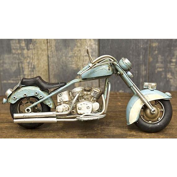 ブリキおもちゃ ヴィンテージバイク オールドバイクblue L19cm アンティーク レトロ ブリキバイク アメリカン雑貨 木のおもちゃクラフト グレイン 通販 Yahoo ショッピング