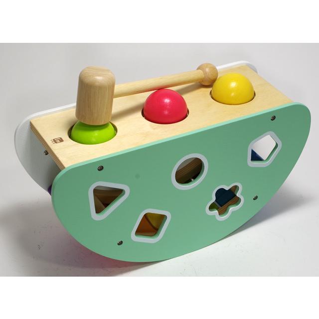 ハンマートイ 楽器玩具 知育玩具 1歳 音楽 木製 木のおもちゃ 名入れ ボール落とし 赤ちゃん 名前入り アイムトイ ロッキングアクティビティ 木のおもちゃクラフト グレイン 通販 Yahoo ショッピング