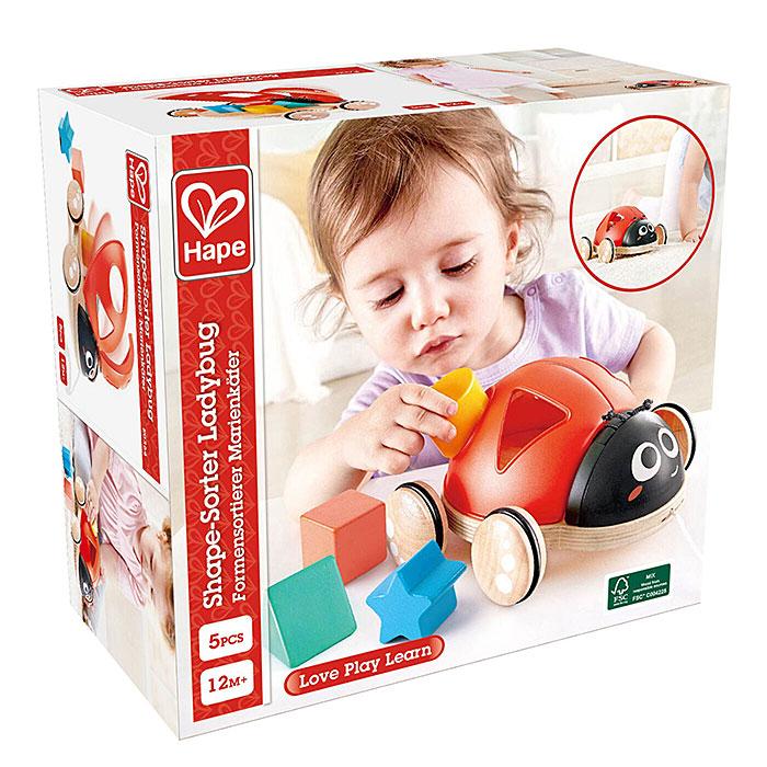 Hape（ハペ） 型はめパズル 知育玩具 1歳 木製 木のおもちゃ 子ども