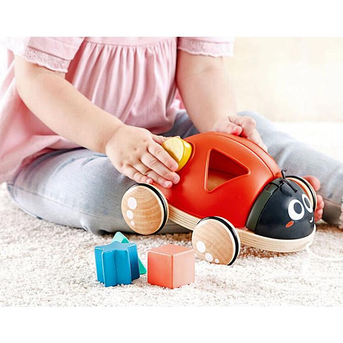 ハペ　5種 Hape（ハペ） 型はめパズル 知育玩具 1歳 木製 木のおもちゃ 子ども