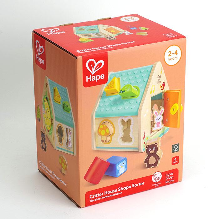Hape（ハペ） 型はめパズル 知育玩具 2歳 木製 木のおもちゃ 子ども