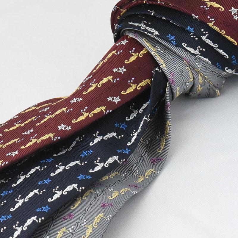 ネクタイ 高級 西陣織 干支 龍 2024 辰 日本製 おしゃれ NISHIJIN