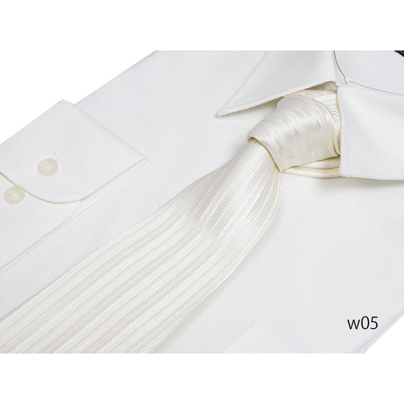 MICHIKO LONDON（ミチコロンドン） ネクタイ シルク 結婚式 白