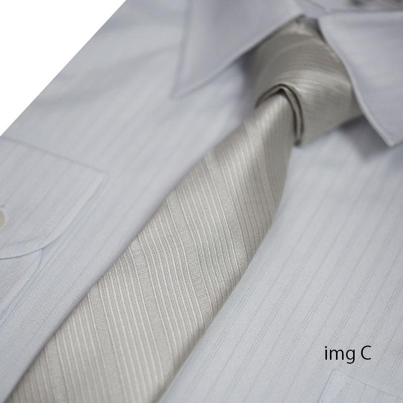 ※LK様꧁美品꧂ バレンシアガ ネクタイ ナロータイ フォーマル 無地 シルバー ネクタイ おしゃれ シルバー ナロー グレー フォーマルタイ