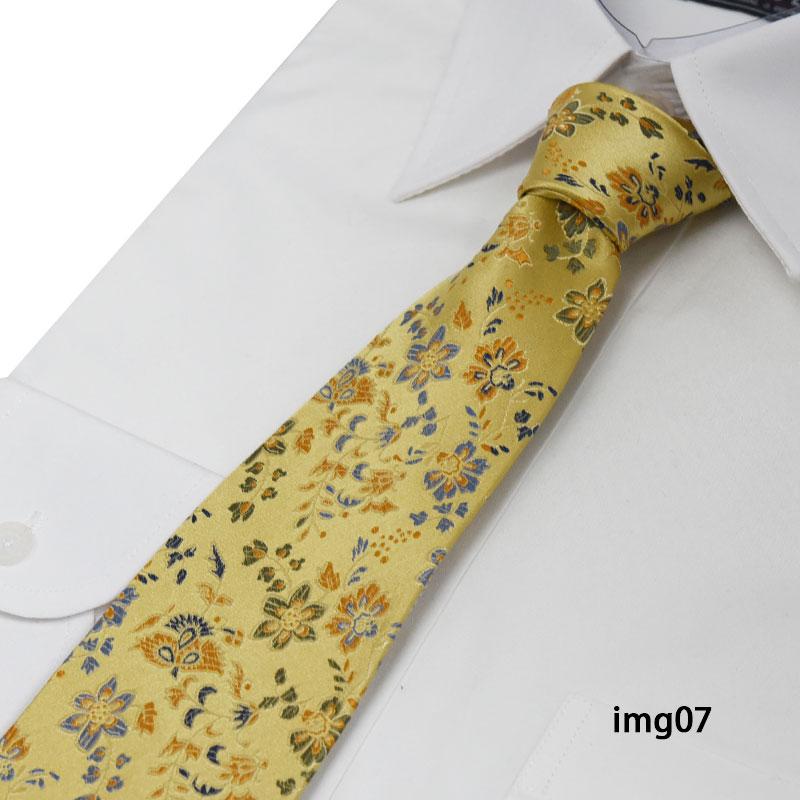 ネクタイ ブランド おしゃれ 花 シルク100％ 花柄 派手 フランコ