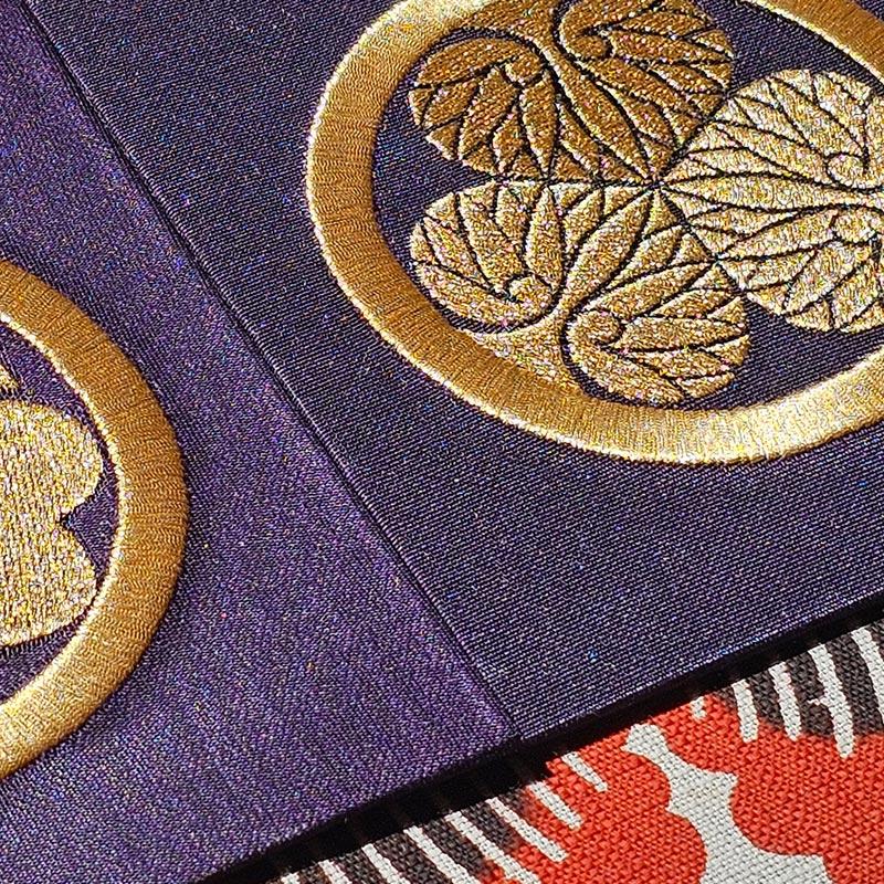 家紋 家紋額 刺繍 インテリア 京都 色紙 ミニサイズ プレゼント : 0