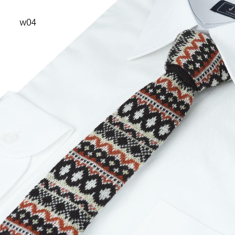 シルクニットタイ ウール ニット ウォームビズ 人気のボーダー 秋冬も  