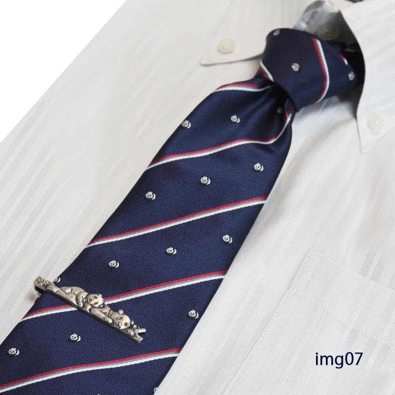 0-STYLE.cravat ネクタイ ネクタイピン セット おしゃれ パンダ