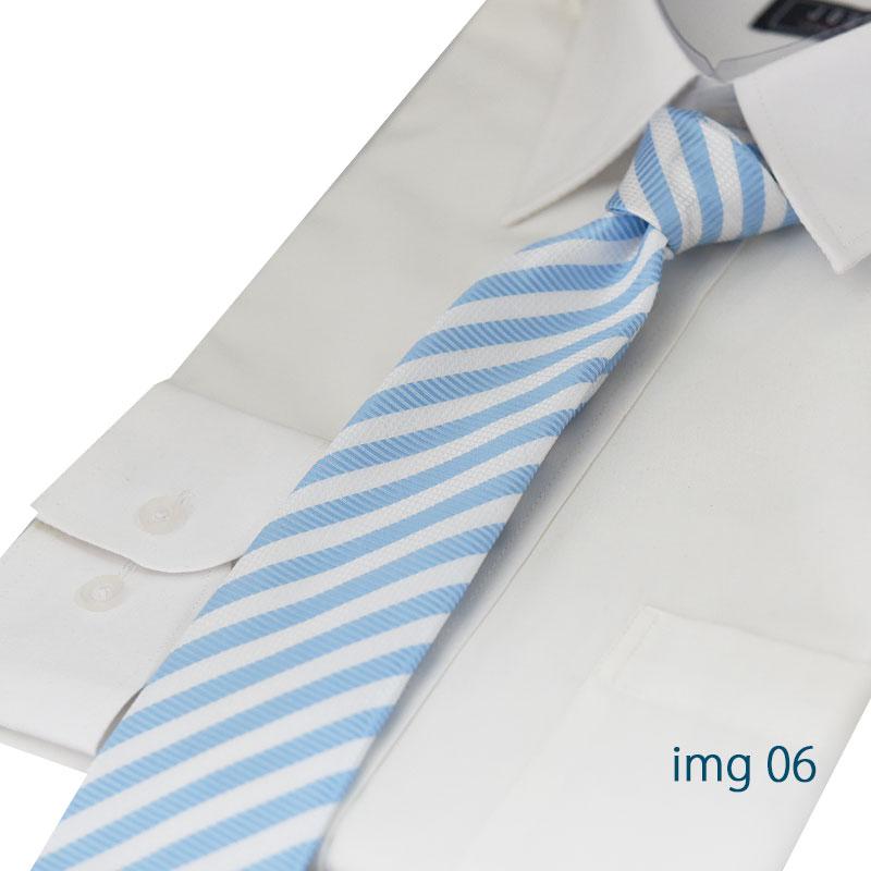 水色 ストライプ ネクタイ 箱入り ネクタイ ストライプ おしゃれ 春 夏 綺麗色 さわやか