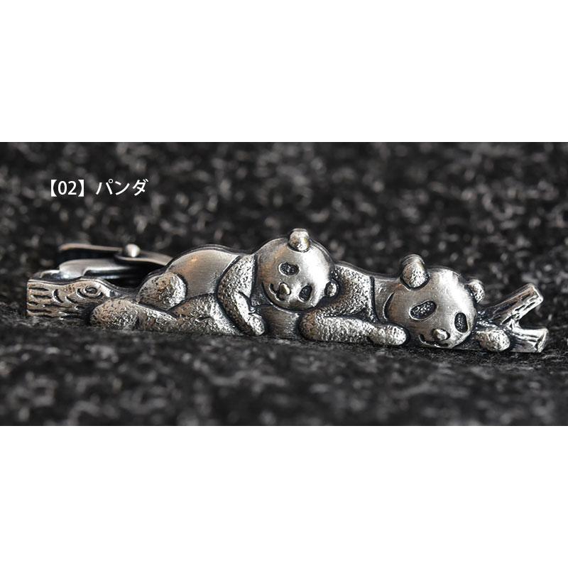 ネクタイピン 動物 魚 おもしろ ユニーク モチーフ タイバー 日本製 ネコ 猫 パンダ ライオン チーター ウサギ 馬 サファリ  ギフト プレゼント｜y-cravat-ueda｜03