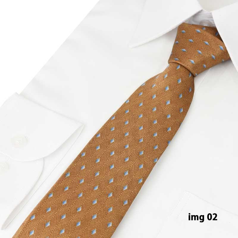 ネクタイ シルク プリント ブランド おしゃれ 日本製 由樹衣（YUKIE